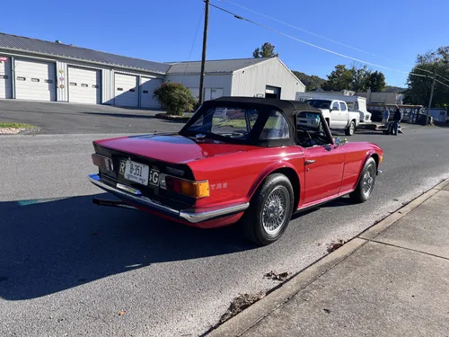 1969 Triumph TR6 PI RHD