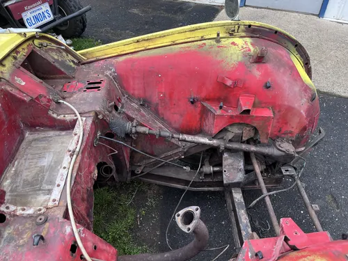 Yellow Triumph TR3