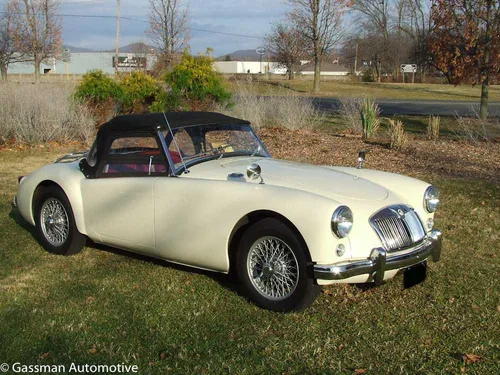 1958 MGA Old English White