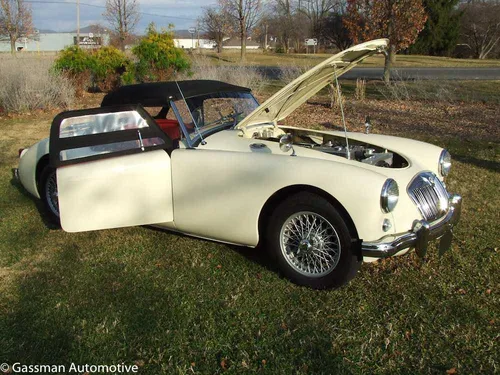 1958 MGA Old English White