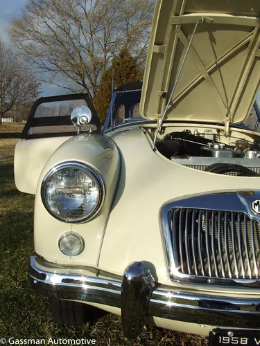 1958 MGA Old English White