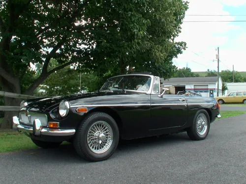 1973 Chrome Bumper MGB Black