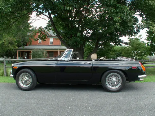 1973 Chrome Bumper MGB Black