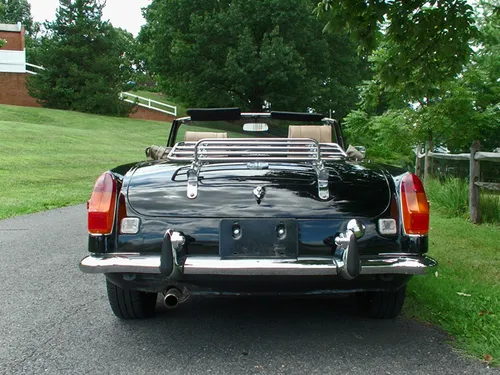 1973 Chrome Bumper MGB Black