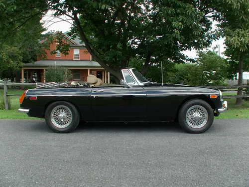 1973 Chrome Bumper MGB Black