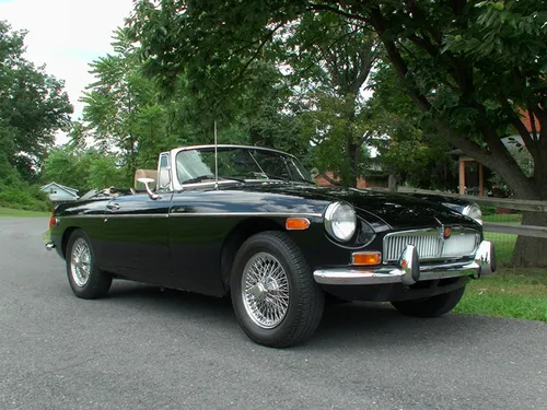 1973 Chrome Bumper MGB Black