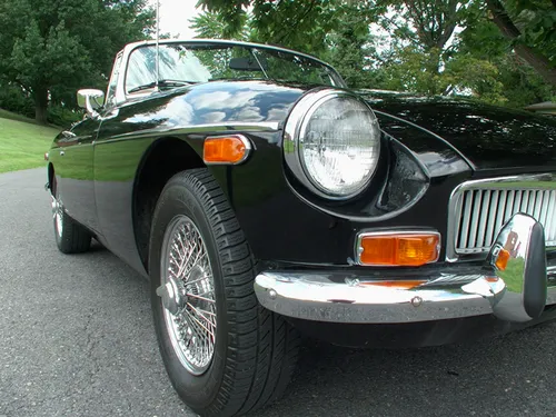 1973 Chrome Bumper MGB Black